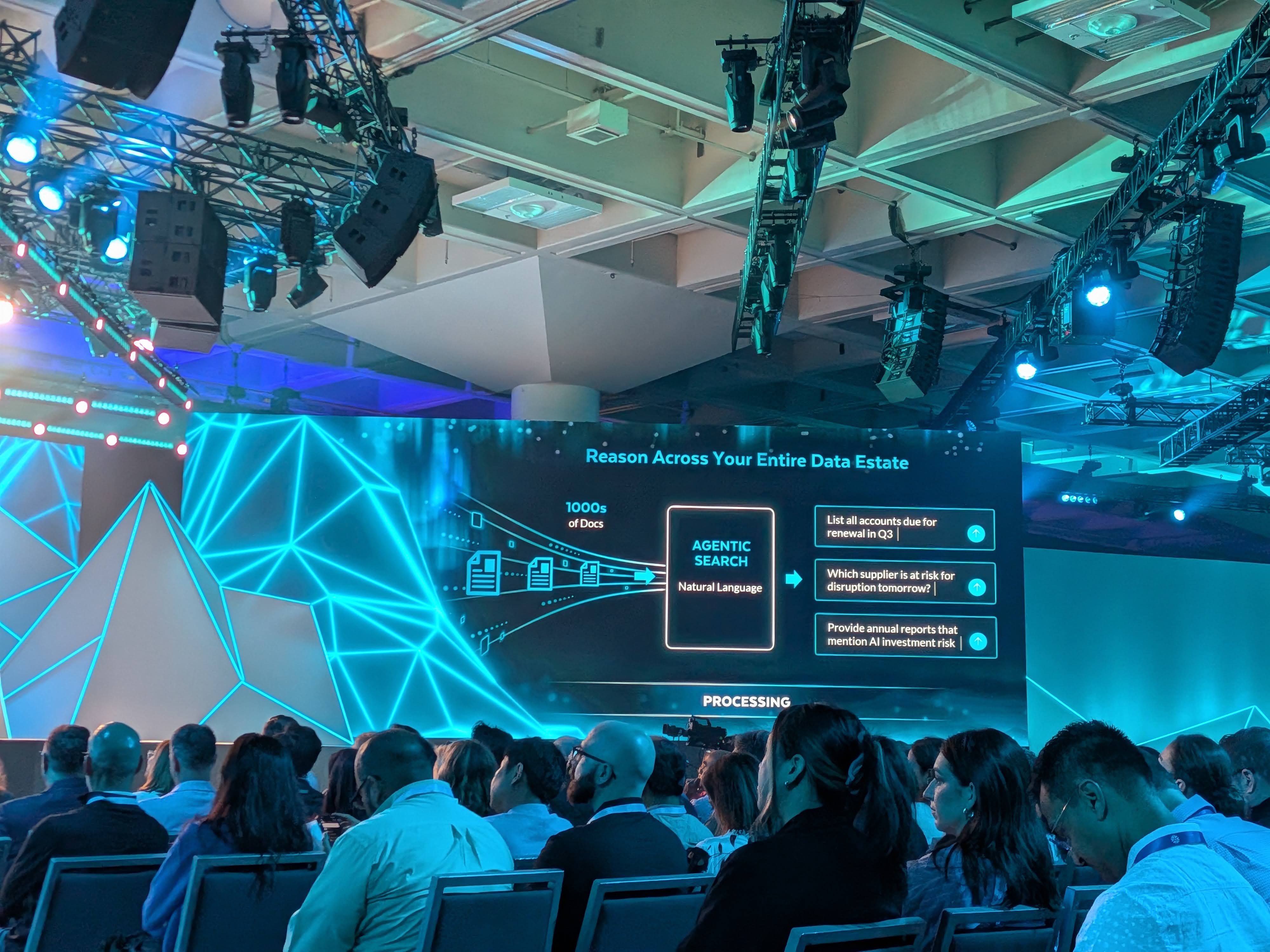 Agentic Search — "Reason across your entire data estate"